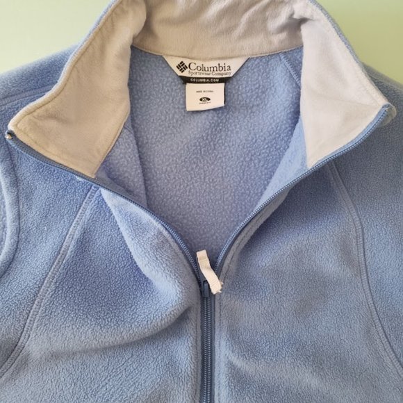 Columbia - XL - periwinkle - full zip vest - Picture 6 of 10
